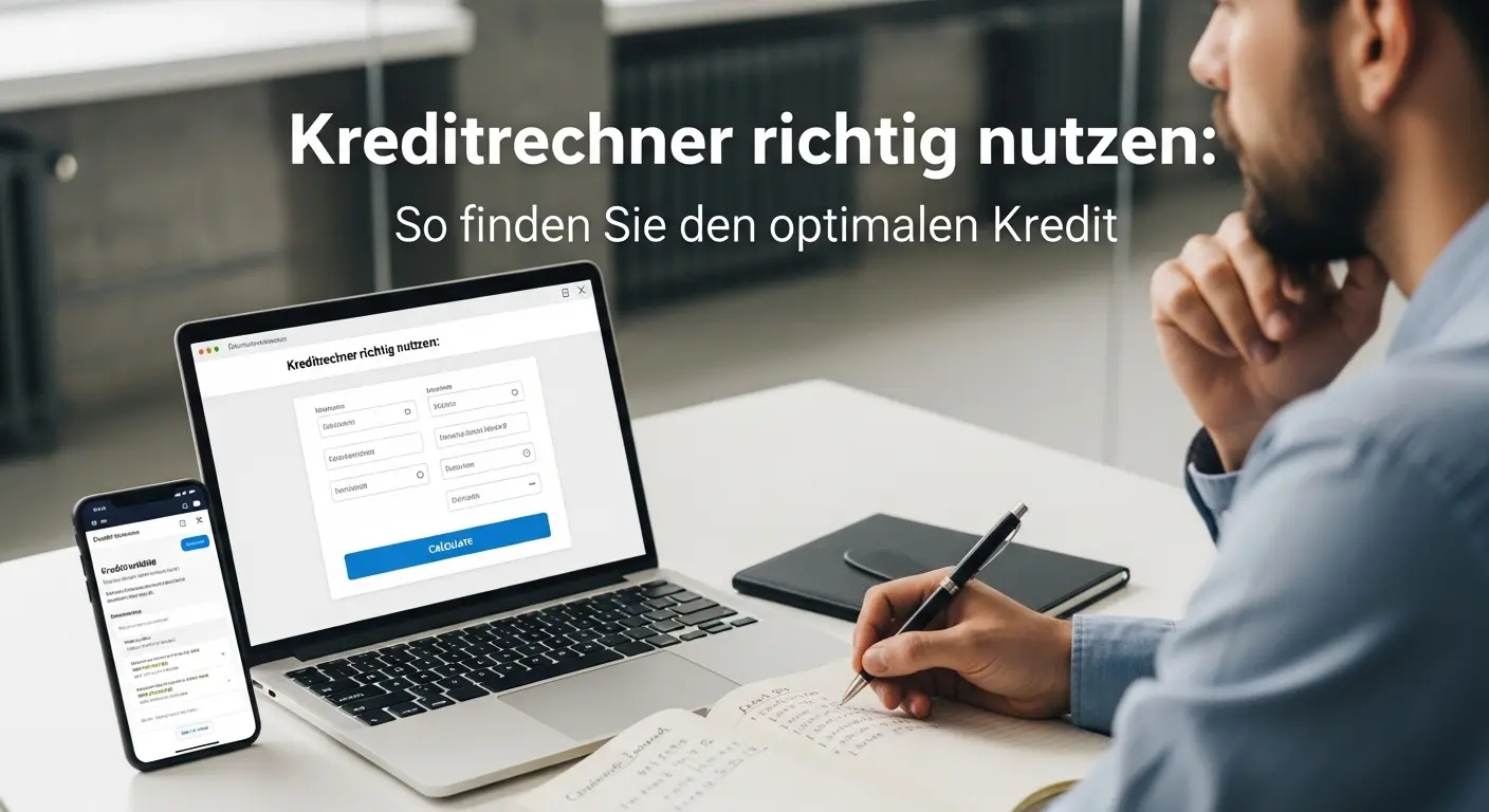 Kreditrechner richtig nutzen